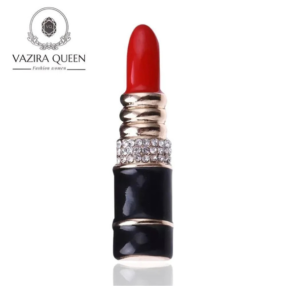 VQ Lipstick Brooch - Picture 1 of 5